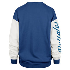 Buffalo Bills 47 brand '47 Women's Double Header Rise Andie Pullover Sweatshirt
