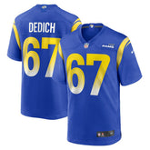 Los Angeles Rams Nike Justin Dedich Game Jersey
