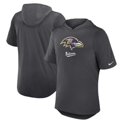 Baltimore Ravens Nike Tri-Blend Performance Hoodie T-Shirt