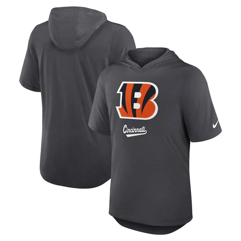 Cincinnati Bengals Nike Tri-Blend Performance Hoodie T-Shirt