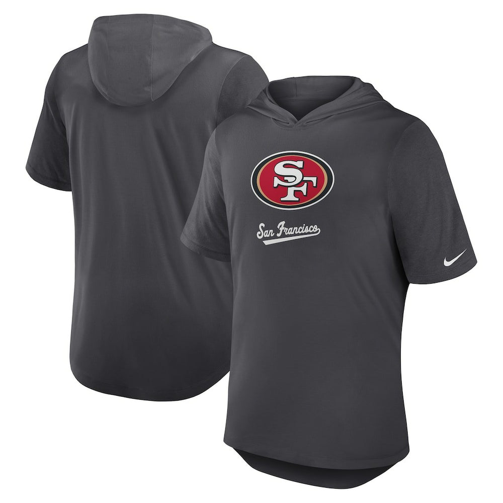 San Francisco 49ers Nike Tri-Blend Performance Hoodie T-Shirt