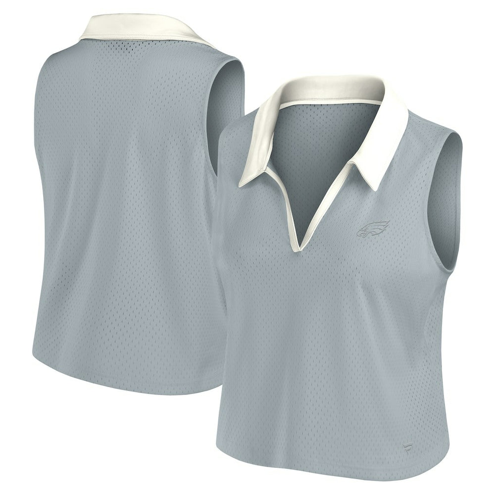 Philadelphia Eagles Fanatics Women's Studio Wellness V-Neck Tank Top