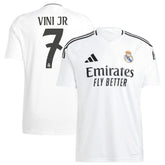 Vini Jr. Real Madrid 2024/25 Home Replica Player Jersey White - Adidas