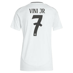 Vini Jr. Real Madrid Women's 2024/25 Home Replica Player Jersey White - Adidas