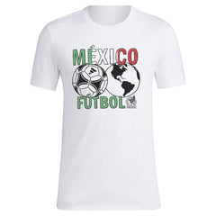 Mexico National Team Around The World T-Shirt White - Adidas
