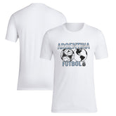 Argentina National Team Around The World T-Shirt White - Adidas