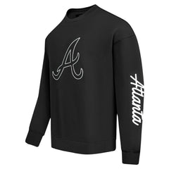 Atlanta Braves Pro Standard Paint The City Dropped Shoulder Pullover Sweatshirt | MLB US