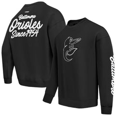 Baltimore Orioles Pro Standard Paint The City Dropped Shoulder Pullover Sweatshirt | MLB Outlet