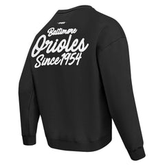 Baltimore Orioles Pro Standard Paint The City Dropped Shoulder Pullover Sweatshirt | MLB Outlet