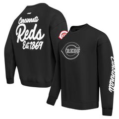 Cincinnati Reds Pro Standard Paint The City Dropped Shoulder Pullover Sweatshirt | MLB Outlet