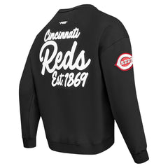 Cincinnati Reds Pro Standard Paint The City Dropped Shoulder Pullover Sweatshirt | MLB Outlet