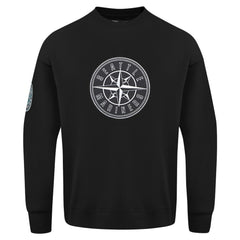 Seattle Mariners Pro Standard Paint The City Dropped Shoulder Pullover Sweatshirt | MLB Shop