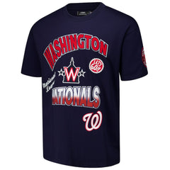 Washington Nationals Pro Standard Turn It Up Dropped Shoulder T-Shirt | MLB Outlet