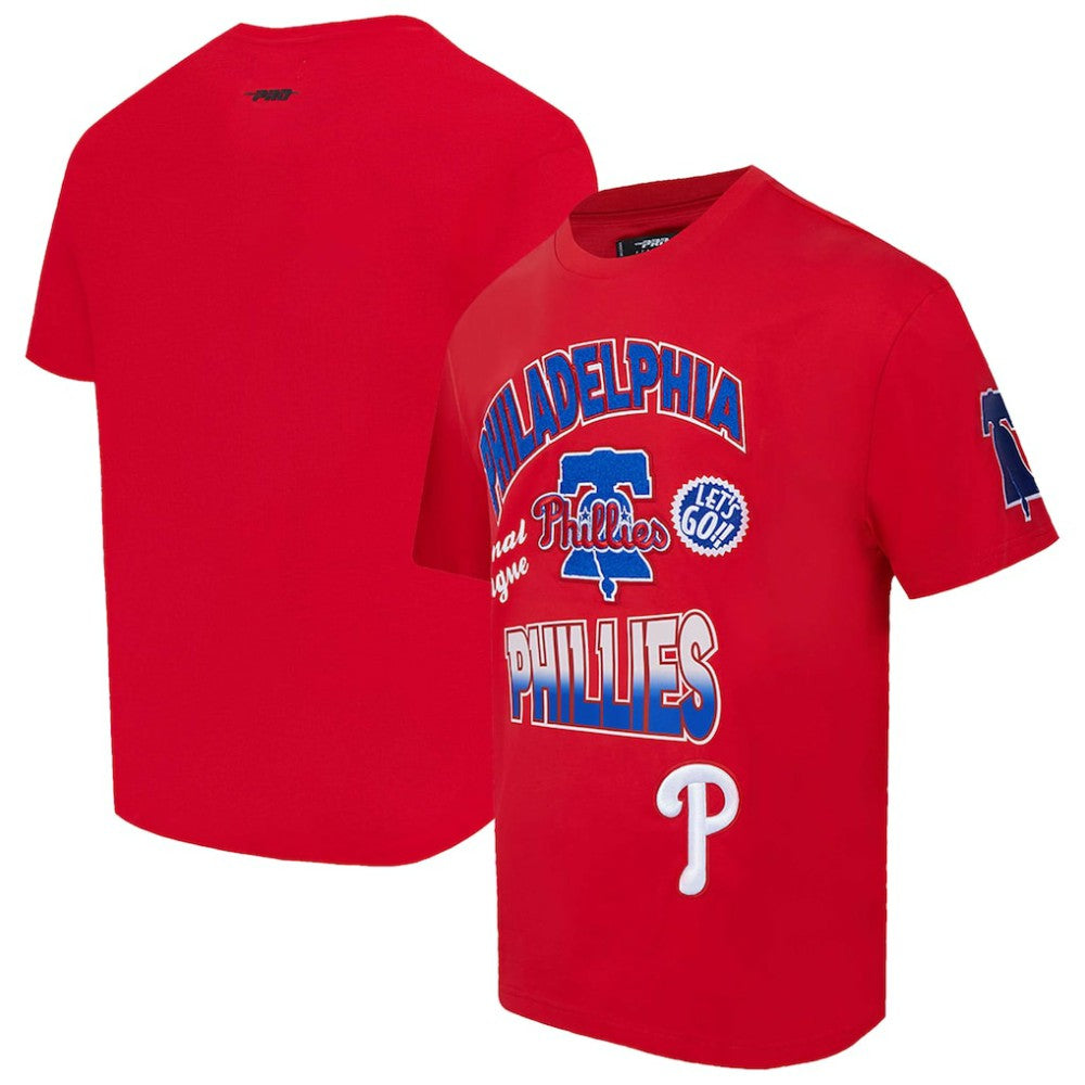 Philadelphia Phillies Pro Standard Turn It Up Dropped Shoulder T-Shirt | MLB Shop