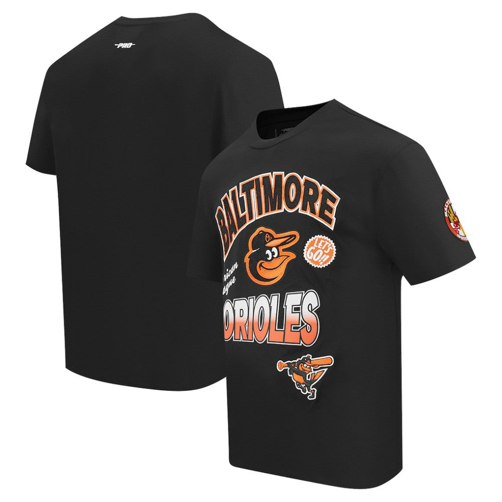 Baltimore Orioles Pro Standard Turn It Up Dropped Shoulder T-Shirt | MLB Sale