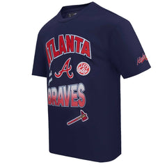 Atlanta Braves Pro Standard Turn It Up Dropped Shoulder T-Shirt | MLB Shop