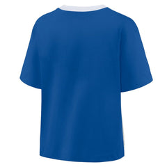 Los Angeles Dodgers Fanatics Oversized Race To Win V-Neck T-Shirt | MLB US