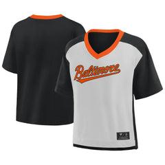 Baltimore Orioles Fanatics Oversized Race To Win V-Neck T-Shirt | MLB Online