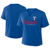 Texas Rangers Fanatics Women's Fan Fave Stadium Slub Boxy T-Shirt | MLB On Sale