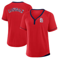 St. Louis Cardinals Fanatics Women's League Diva Star Raglan V-Neck T-Shirt | MLB For sale