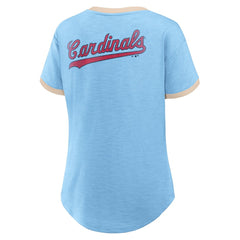 St. Louis Cardinals Fanatics Women's Binge Worthy Stadium Slub V-Neck T-Shirt | MLB For sale