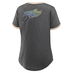 Tampa Bay Rays Fanatics Women's Binge Worthy Stadium Slub V-Neck T-Shirt | MLB Online