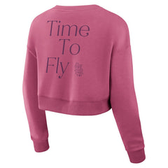 St. Louis Cardinals Fanatics Women's Studio Cropped Pullover Sweatshirt | MLB Near me