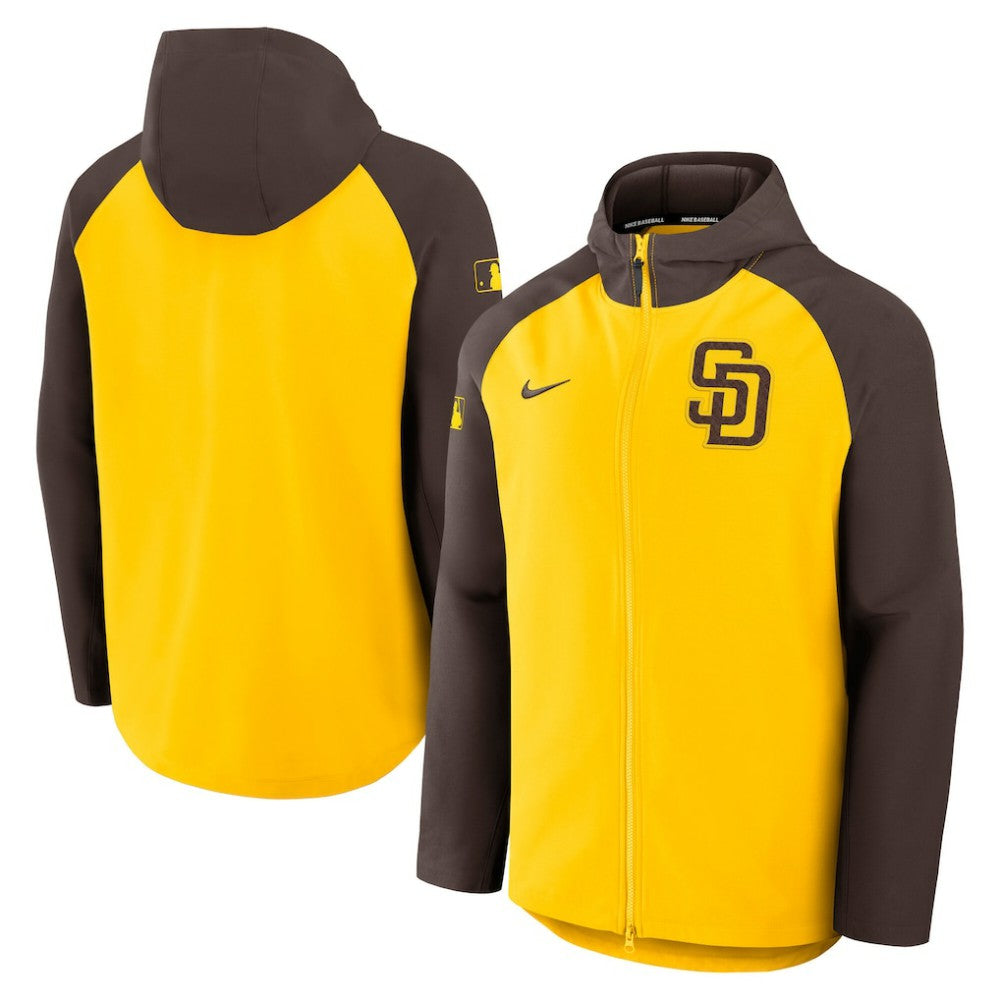 San Diego Padres Nike Authentic Collection Raglan Performance Full-Zip Jacket | MLB Near me