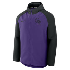 Colorado Rockies Nike Authentic Collection Raglan Performance Full-Zip Jacket | MLB US