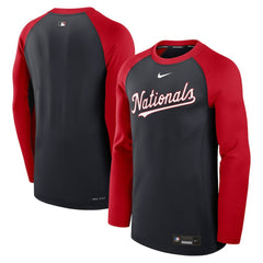 Washington Nationals Nike Authentic Collection Game Time Raglan Dri-FIT Long Sleeve T-Shirt | MLB Near me