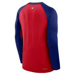 Texas Rangers Nike Authentic Collection Game Time Raglan Dri-FIT Long Sleeve T-Shirt | MLB Online