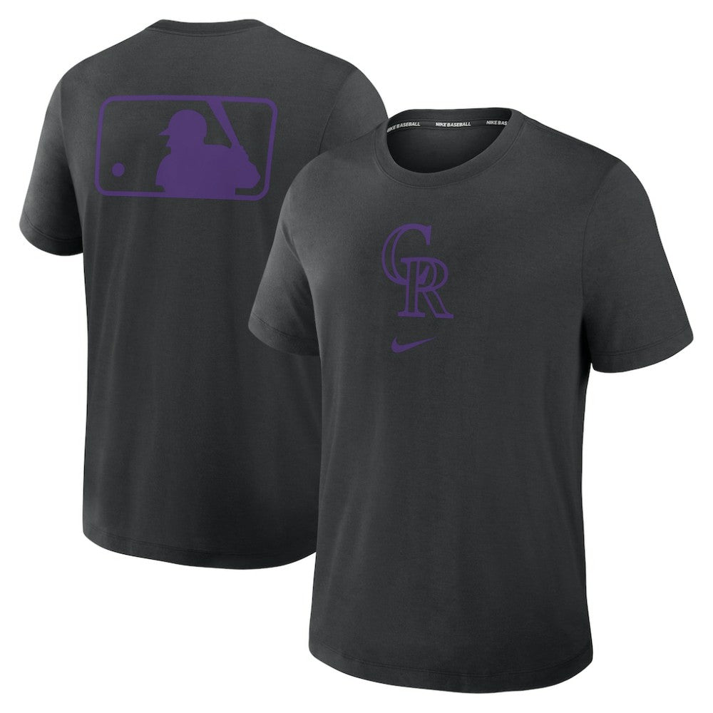 Colorado Rockies Nike Authentic Collection Early Work Tri-Blend Dri-FIT T-Shirt | MLB New