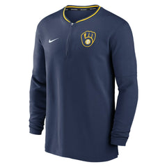 Milwaukee Brewers Nike Authentic Collection Performance Half-Zip Top | MLB Discount