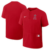 Los Angeles Angels Nike Authentic Collection Raglan Short Sleeve Windshirt | MLB Near me