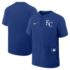 Kansas City Royals Nike Authentic Collection Raglan Short Sleeve Windshirt | MLB On Sale