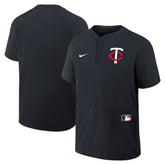 Minnesota Twins Nike Authentic Collection Raglan Short Sleeve Windshirt | MLB US
