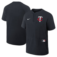 Minnesota Twins Nike Authentic Collection Raglan Short Sleeve Windshirt | MLB US