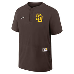 San Diego Padres Nike Authentic Collection Raglan Short Sleeve Windshirt | MLB Shop