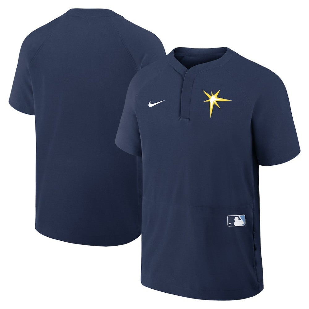 Tampa Bay Rays Nike Authentic Collection Raglan Short Sleeve Windshirt | MLB On Sale