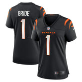 Cincinnati Bengals Nike Number 1 Bride Women's Game Jersey