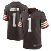 Cleveland Browns Nike Number 1 Groom Game Jersey