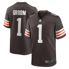 Cleveland Browns Nike Number 1 Groom Game Jersey