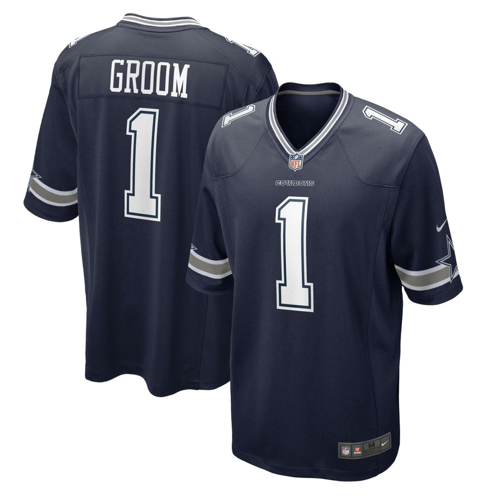 Dallas Cowboys Nike Number 1 Groom Game Jersey