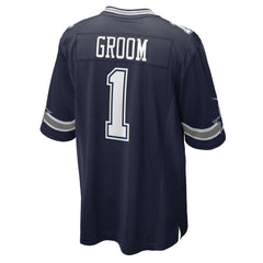Dallas Cowboys Nike Number 1 Groom Game Jersey