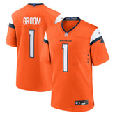 Denver Broncos Nike Number 1 Groom Game Jersey