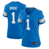 Detroit Lions Nike Number 1 Bride Women's Game Jersey