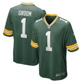 Green Bay Packers Nike Number 1 Groom Game Jersey