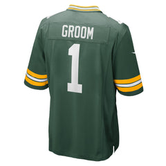 Green Bay Packers Nike Number 1 Groom Game Jersey
