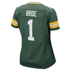 Green Bay Packers Nike Number 1 Bride Women's Game Jersey