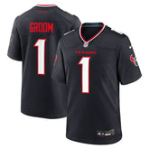 Houston Texans Nike Number 1 Groom Game Jersey